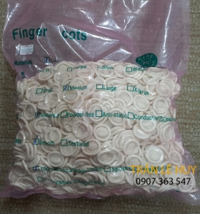 Bao ngón tay cao su chống tĩnh điện có bột /không bột. Túi 1440 cái