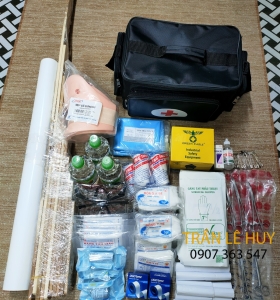 Bộ túi sơ cấp cứu (màu đen/màu đỏ)