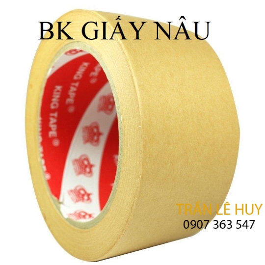 Băng keo giấy nâu 