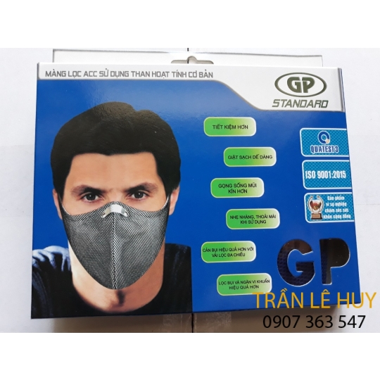 Khẩu trang than hoạt tính 6 lớp GP Standard