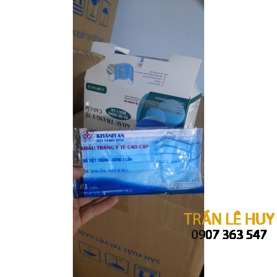 Khẩu trang y tế 4 lớp  tiệt trùng