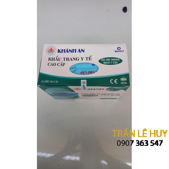 Khẩu trang y tế 4 lớp  tiệt trùng