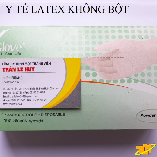 Găng tay y tế Latex không bột Vglove