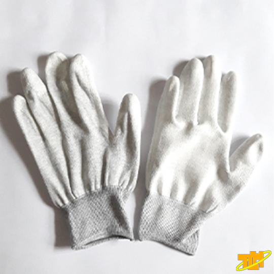Găng tay sợi Carbon phủ PU lòng bàn tay (chống tĩnh điện)